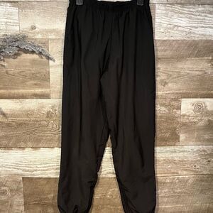 Men’s black Tail joggers with zip ankles - 31